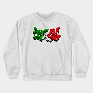 italy graffitee Crewneck Sweatshirt